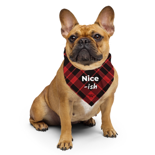 Nice-ish Classic Bandana - Red Plaid