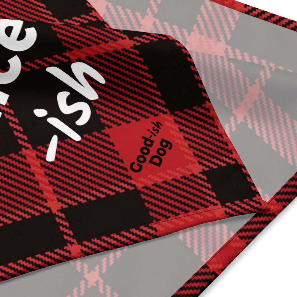 Nice-ish Classic Bandana - Red Plaid